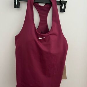 Nike Purple Sports Bra Moisture-Wicking Racerback